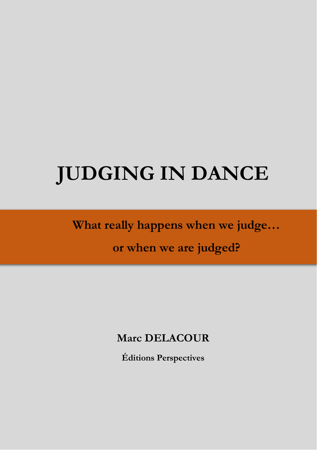 Cover of Judging in Dance